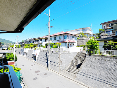 2F 北側 和室からの眺望