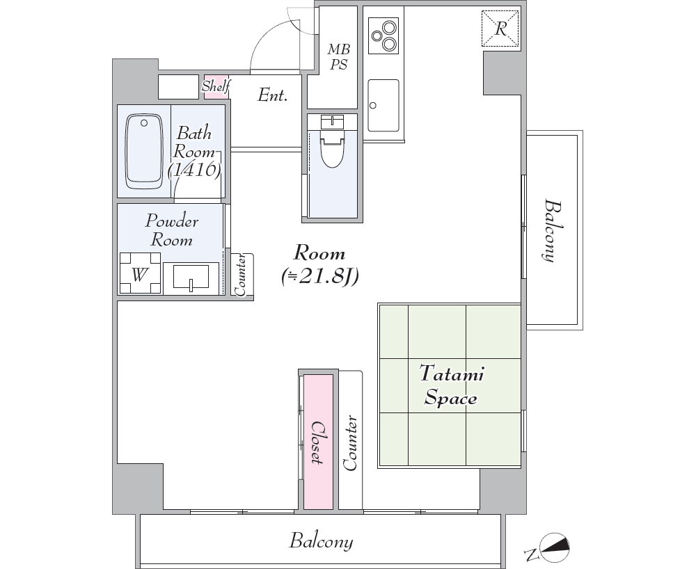 クリーンピア南大路時計台