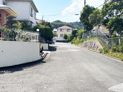 前面道路
